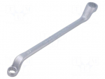 Wrench: ring | double-sided,bent | 13mm,17mm | L: 245mm | tool steel