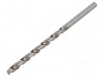 Drill bit | for metal | &Oslash;: 8mm | L: 165mm | Working part len: 109mm