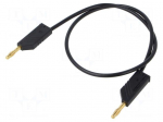 Test lead | 60VDC | 30VAC | 32A | Len: 0.5m | black | Material: brass