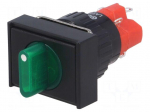 Switch: rotary | Pos: 2 | SPST-NO + SPST-NC | 3A/220VAC | 2A/24VDC