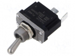 Switch: toggle | Pos: 2 | SPST | OFF-(ON) | 16A/250VAC | 20A/24VDC