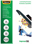 Laminating films Fellowes A4 Glossy 100 Micron Laminating Pouch - 100 pack