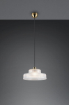 Trio Abella pendant E27 matt brass/transparent gaismeklis R36761052 4017807677706