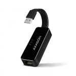 AXAGON ADE-XR USB 2.0 Type-A Fast Ethernet 10/100 adapter, black, 0.023 kg