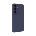 Back panel cover Evelatus Samsung Galaxy S25 FE Premium Magnetic Soft Touch Silicone Case Dark Blue