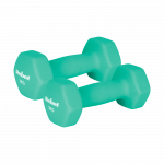 Spordiks ja aktiivseks puhkuseks // Spordikaubad ja varustus // Hantelki żeliwne neoprenowe HEX 2x3kg, REBEL ACTIVE