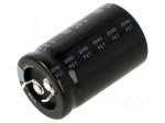 Capacitor: electrolytic | SNAP-IN | 820uF | 200VDC | &Oslash;25x40mm | &plusmn;20%