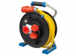 Extension lead | 5G2.5mm2 | 20m | PVC | yellow | Sockets no: 3 | 16A