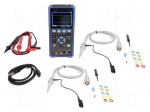 Portable oscilloscope | 50MHz | 8bit | LCD 3,5" | Ch: 2 | 250Msps | 8kpts