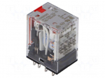 Relay: electromagnetic | 4PDT | Ucoil: 120VAC | Icontacts max: 6A