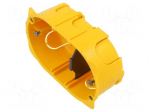 Enclosure: junction box | &Oslash;: 67mm | Z: 40mm | plaster embedded | IP20