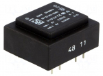 Transformer: encapsulated | 0.7VA | 230VAC | 6V | 6V | 58mA | 58mA | 44g
