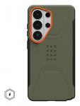 UAG Civilian Magnet - etui z wbudowanym modułem magnetycznym do Samsung Galaxy S26 Ultra (olive/orange)