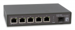 LevelOne GEP-0625 network switch Unmanaged 2.5G Ethernet (100/1000/2500) Power over Ethernet (PoE) Black