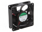 Fan: DC | axial | 24VDC | 80x80x25mm | 101.9m3/h | 47.5dBA | ball bearing