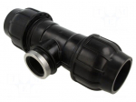 Splice terminal: clamping | for PE pipes | Plast | Medium: water