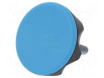 Knob | &Oslash;: 56mm | Ext.thread: M8 | 30mm | technopolymer (PA) | Cap: blue