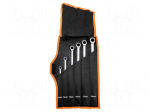Wrench: combination spanner-set | rattle | Chrom-vanadium steel