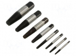 Tools set: screw extractor | Holder: hand | Range of val: M3-M50