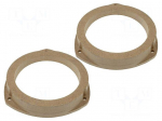Spacer ring | MDF | 130mm | Opel | impregnated,varnished
