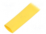 Heat shrink sleeve | thin walled | 3: 1 | 12mm | L: 30m | yellow