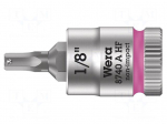 Socket: hex key-bit | inch,Hex Plus | HEX 1/8" | 1/4" | 28mm | Zyklop