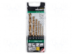 Drill set | for metal | high speed steel cobalt HSS-Co | steel