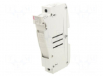 Fuse base | 10x85mm,14x85mm | for DIN rail mounting | 40A | Poles: 1