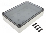 Enclosure: multipurpose | X: 180mm | Y: 254mm | Z: 111mm | TK PC | grey