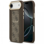 Case Guess 4G Stripe MagSafe for iPhone 17 Air / brown