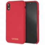 Guess GUHCI61LSGLRE Hardcase Silicone for iPhone Xr / red
