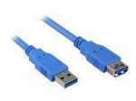 Sharkoon USB 3.0 Type-A Extension Cable, Black, 3 m