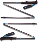 Black Diamond Distance Z Trekking poles, fitness equipment (grey, 1 pair, 120 cm)