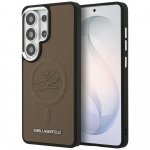 Case Karl Lagerfeld Embossed Ring Initials MagSafe for Samsung Galaxy S26 Ultra / brown