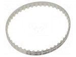 Timing belt | T5 | W: 6mm | H: 2.2mm | Lw: 225mm | Tooth height: 1.2mm