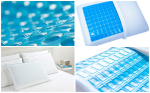 QMED orthopaedic pillow with cooling gel - shape memory (COMFORT GEL PILLOW)