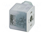 Connector: valve connector | plug | industrial | form A | female | IP65