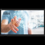 PRESTIGIO SOLUTIONS Multiboard 65-inch Light Series Gen 7, Android 14, Google EDLA, AI button, 8/128GB, 50TP, black