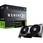 MSI GeForce RTX 5070 12G VENTUS 2X OC (DLSS 4, 3x DisplayPort, 1x HDMI 2.1)