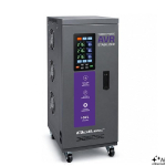 Qoltec Tr&oacute;jfazowy stabilizator napięcia AVR MULTIPROTECTION |10kVA | Dokładność &plusmn; 3% | Serwomotor 3F | LCD | Expert Line
