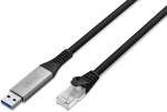 DIGITUS USB 3.2 RJ45 Etherneti kaabel 1Gbit/s 15 m