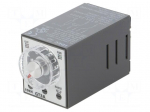 Timer | 0,1s&divide;180h | SPDT + SPDT | 250VAC/3A,30VDC/1A | 24VAC | 24VDC