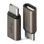 Ringke adapter USB Type-C isane Lightning emane (2 tk) Gunmetal