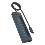 HUB IB-HUB1450-C31 10 x USB TYPE-C Gen 2 z zasilaczem