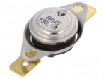 Sensor: thermostat | Output conf: SPST-NC | 130&deg;C | 16A | 250VAC | &plusmn;5&deg;C