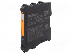 Converter: analog signals | DIN | 0&divide;20mA,4&divide;20mA | 20&divide;30VDC | -20&divide;60&deg;C