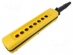 Enclosure: for remote controller | X: 80mm | Y: 370mm | Z: 70mm | yellow