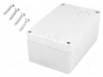 Enclosure: multipurpose | X: 80mm | Y: 125mm | Z: 57mm | aluminium | IP67