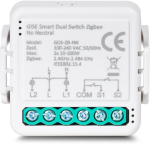 GISE Smart Podw&oacute;jny moduł przekaźnikowy (bez N) Zigbee | Tuya | GDS-ZB-NN