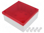 Enclosure: multipurpose | X: 104mm | Y: 113mm | Z: 53mm | ABS | grey | IP55